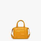 Fendi Mini FF Cube Bag In Nappa Leather Yellow