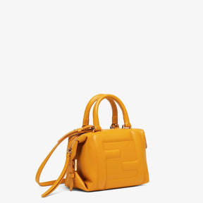 Fendi Mini FF Cube Bag In Nappa Leather Yellow