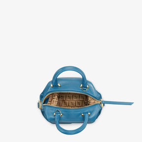 Fendi Mini FF Cube Bag In Nappa Leather Blue