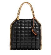 Stella Falabella medium quilted faux leather tote