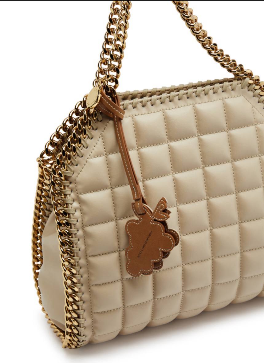 Stella Falabella mini quilted faux leather tote