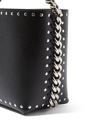 Stella Frayme Studded Grainy Alter Mat Bucket Bag