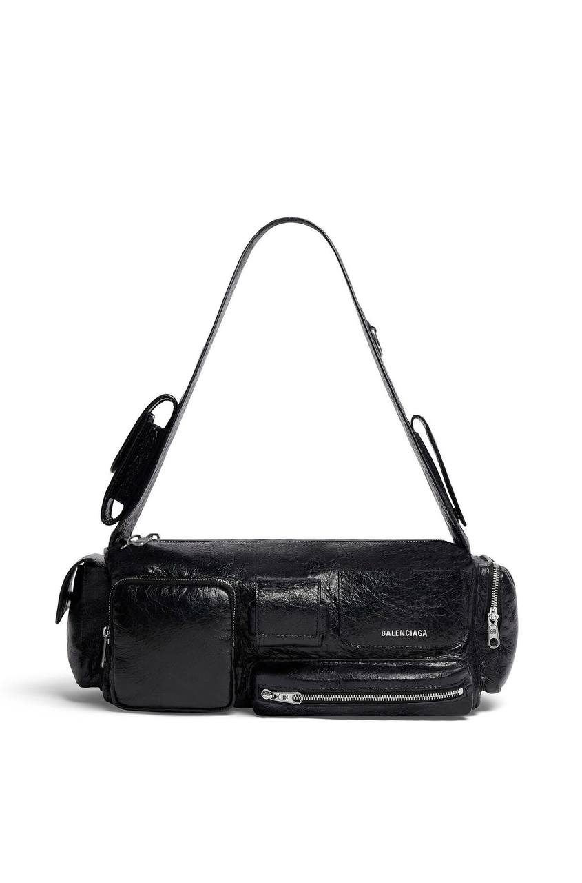 Balenciaga Women's Superbusy Crossbody Bag in Black