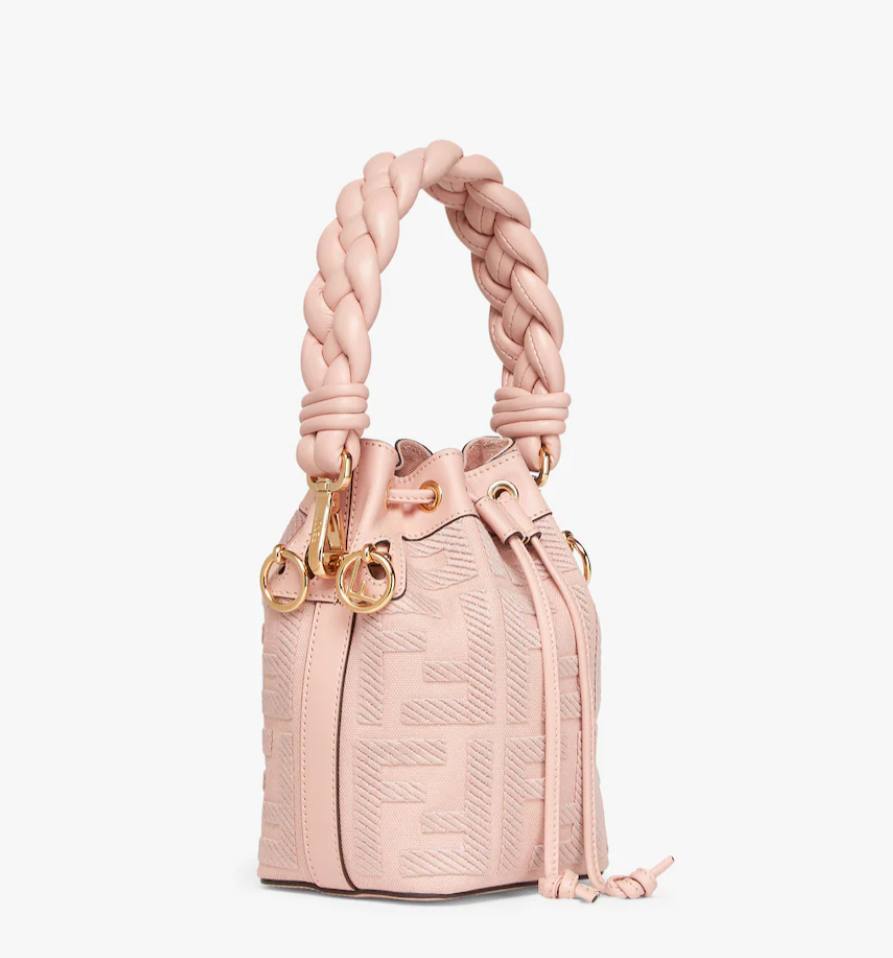 Fendi Mon Tresor Pink FF canvas mini-bag