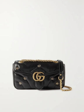 GG Marmont Small Leather Shoulder Bag