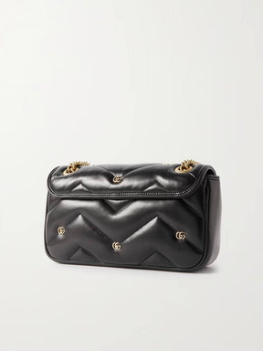 GG Marmont Small Leather Shoulder Bag