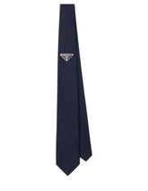 Prada Re-Nylon Gabardine Tie Blue