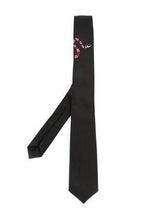 Gucci Snake Print Tie | Black