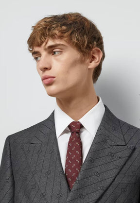 HORSEBIT SILK JACQUARD TIE