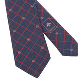 Gucci Blue Tie With Rhombuses