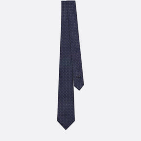 Dior Cannage Tie | Blue