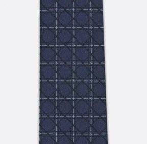 Dior Cannage Tie | Blue