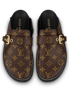 LV Cosy Flat Comfort Clog Mule Brown