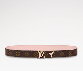 Pretty LV Enamel 30mm Reversible Belt