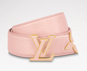 Pretty LV Enamel 30mm Reversible Belt