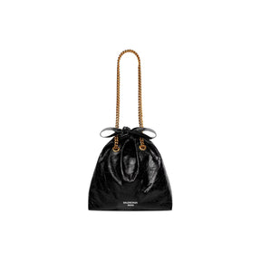 WOMEN'S CRUSH SMALL TOTE BAG IN BLACK