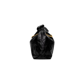 WOMEN'S CRUSH SMALL TOTE BAG IN BLACK