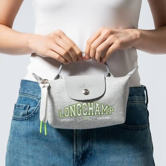 Longchamp Le Pliage Collection Pouch Grey – Canvas