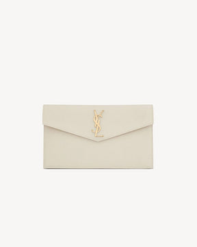 Saint Laurent Uptown leather clutch