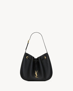 Paris VII Small YSL Hobo Bag in Grained Deer Leather