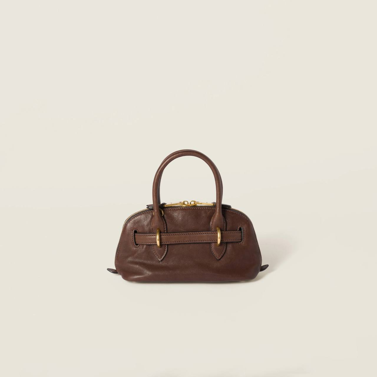 Miu Miu Aventure small nappa leather bag