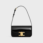 CELINE SHOULDER BAG TERENCE in PATENT CALFSKIN