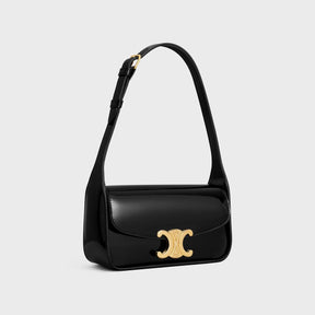 CELINE SHOULDER BAG TERENCE in PATENT CALFSKIN