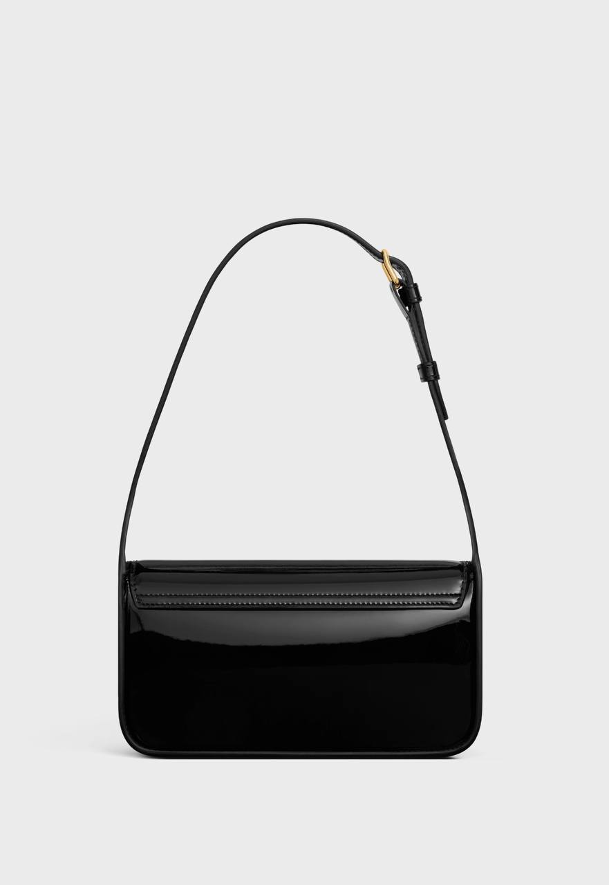 CELINE SHOULDER BAG TERENCE in PATENT CALFSKIN