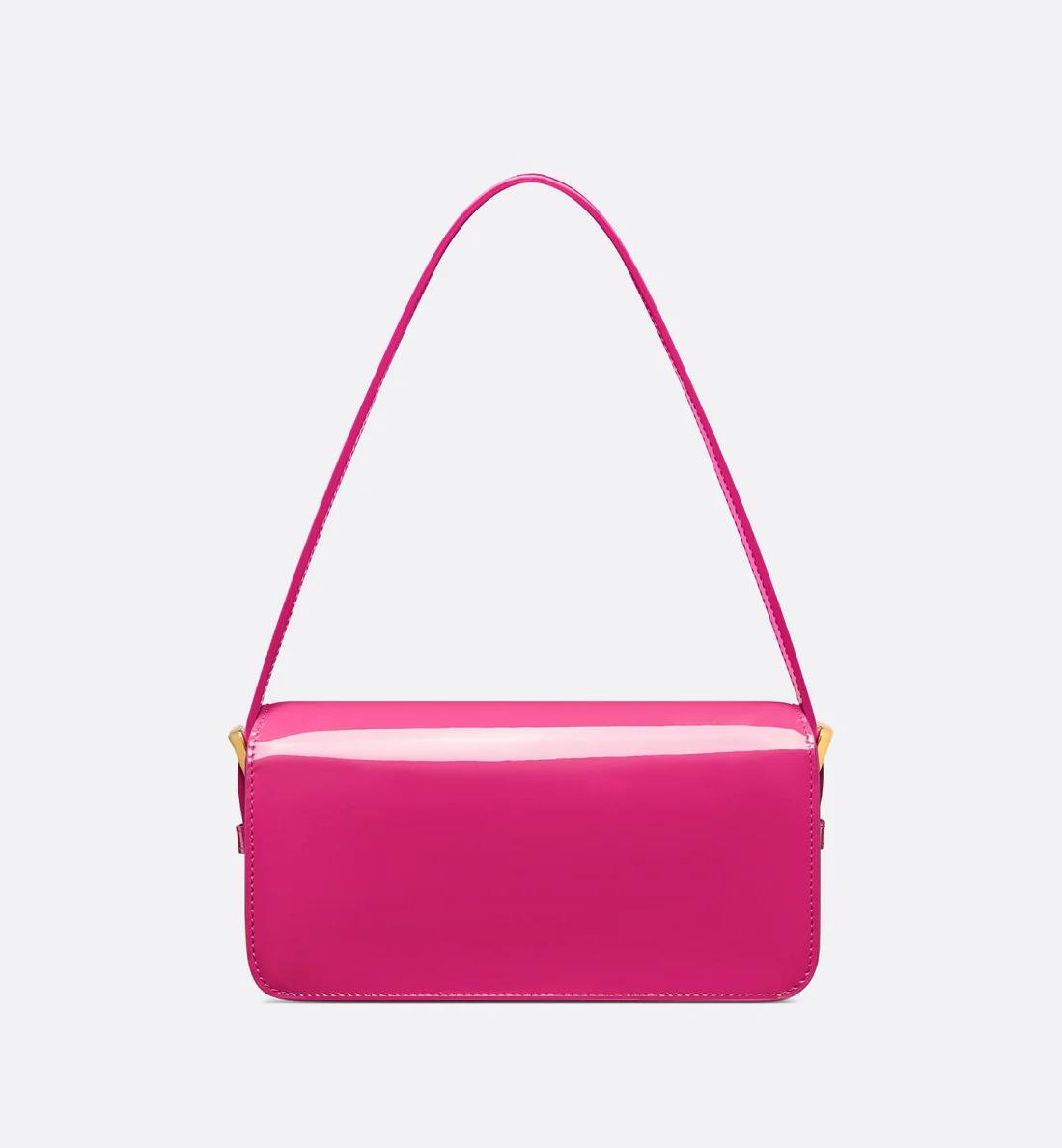 DIOR Miss Dior Flap Bag Fuchsia Patent Calfskin