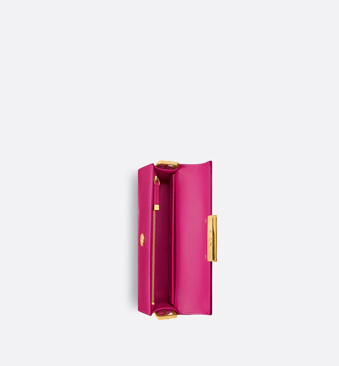 DIOR Miss Dior Flap Bag Fuchsia Patent Calfskin