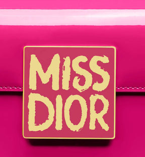 DIOR Miss Dior Flap Bag Fuchsia Patent Calfskin