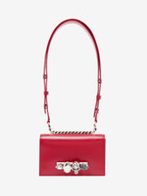 Women's The Biker Mini Jewelled Satchel in Lipstick Red