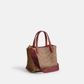 Coach Willow Tote Bag 18 In Signature Canvas