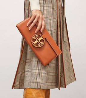 Tory Burch Miller Small Leather Clutch