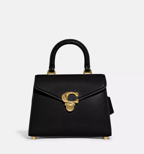 Coach Sammy Top Handle Bag In Black