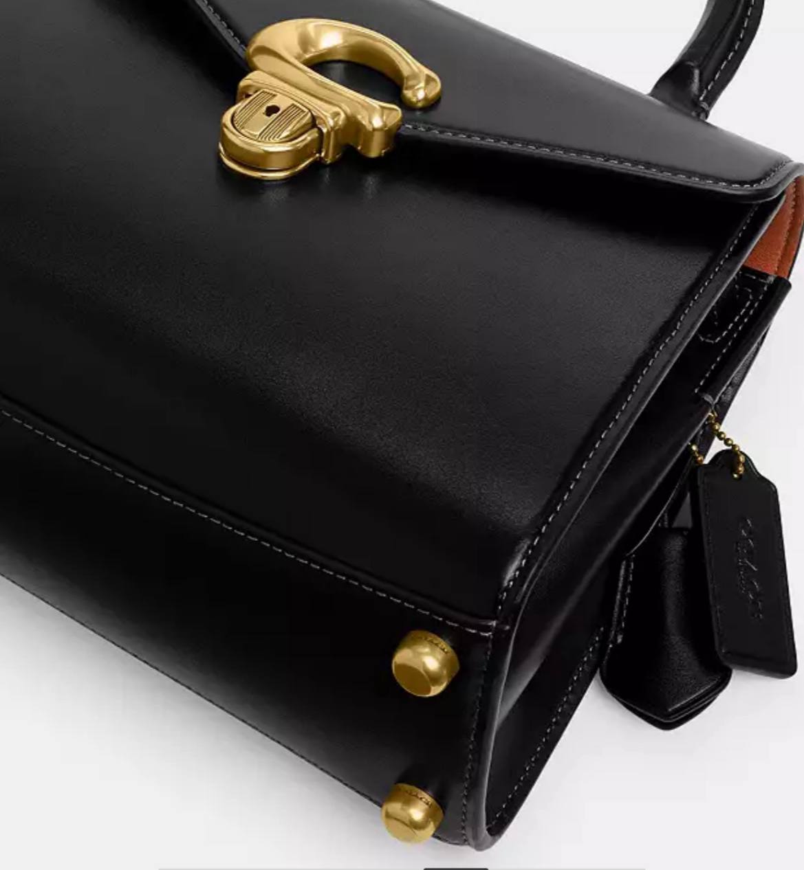 Coach Sammy Top Handle Bag In Black