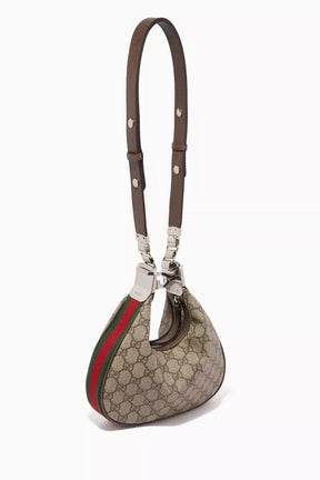 Gucci Attache Small Shoulder Bag in GG Supreme Canvas