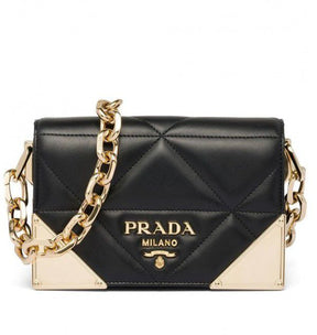 Prada Quilted nappa leather shoulder bag