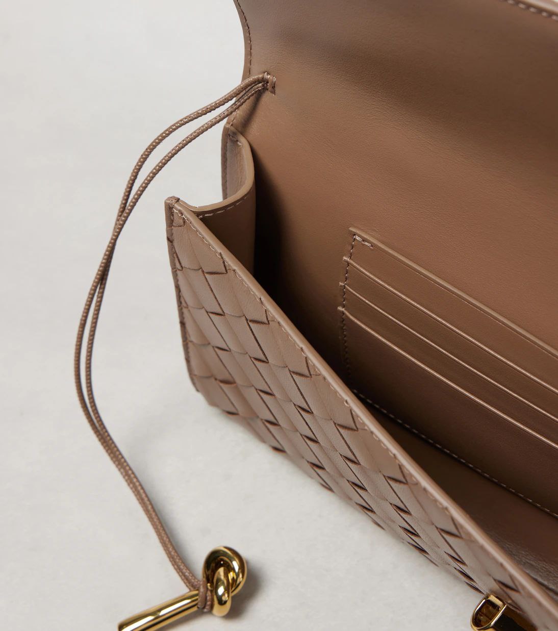 Bottega Veneta Long Andiamo Clutch