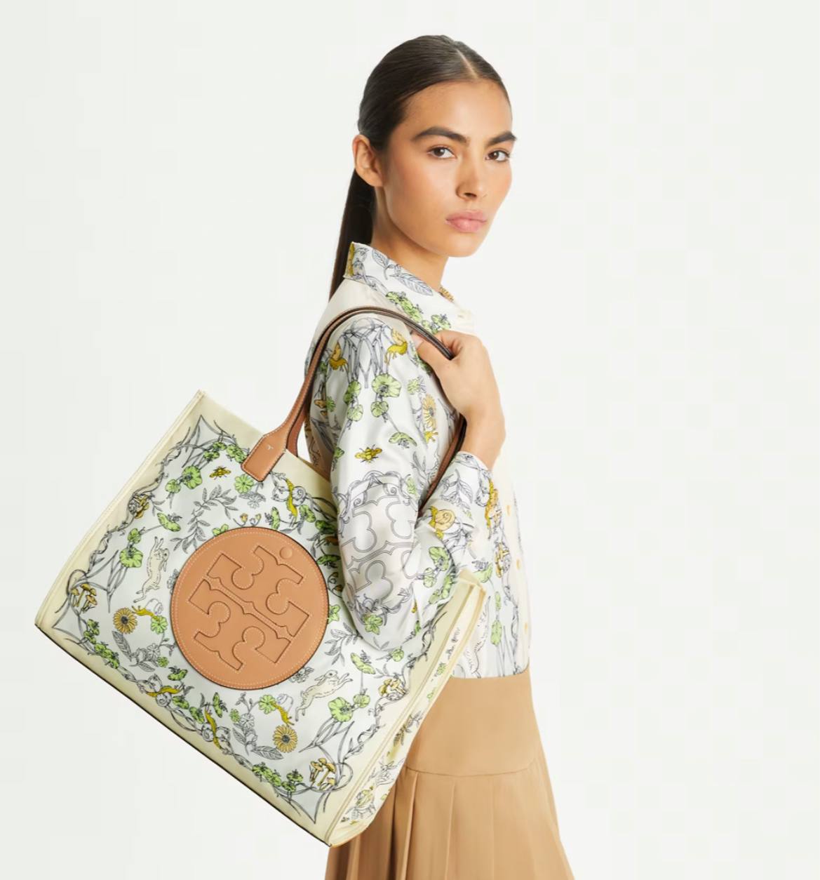 TORY BURCH ELLA PRINTED TOTE