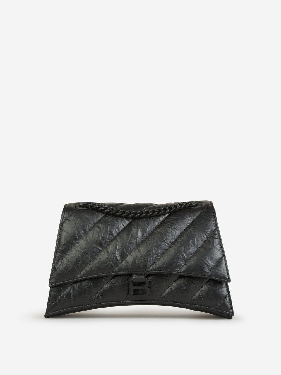 Balenciaga Medium Crush Quilted Leather Shoulder Bag