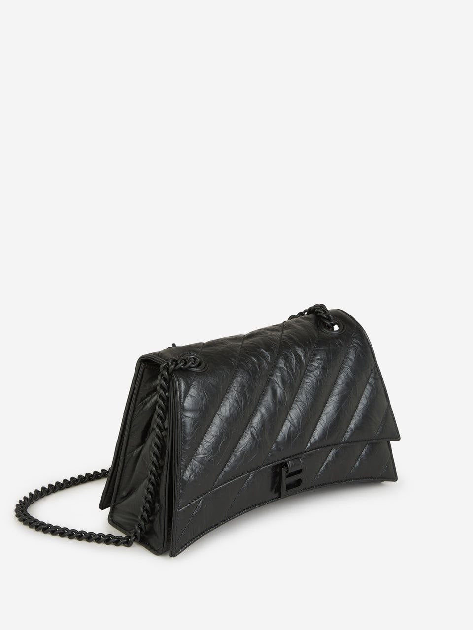 Balenciaga Medium Crush Quilted Leather Shoulder Bag