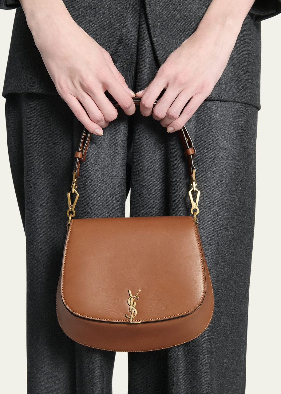 YSL voltaire top handle in leather