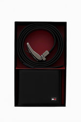 Tommy Hilfiger Wallet & Belt Set for Men