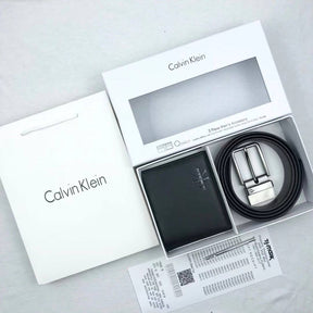 Calvin Klein Wallet & Belt Set for Men