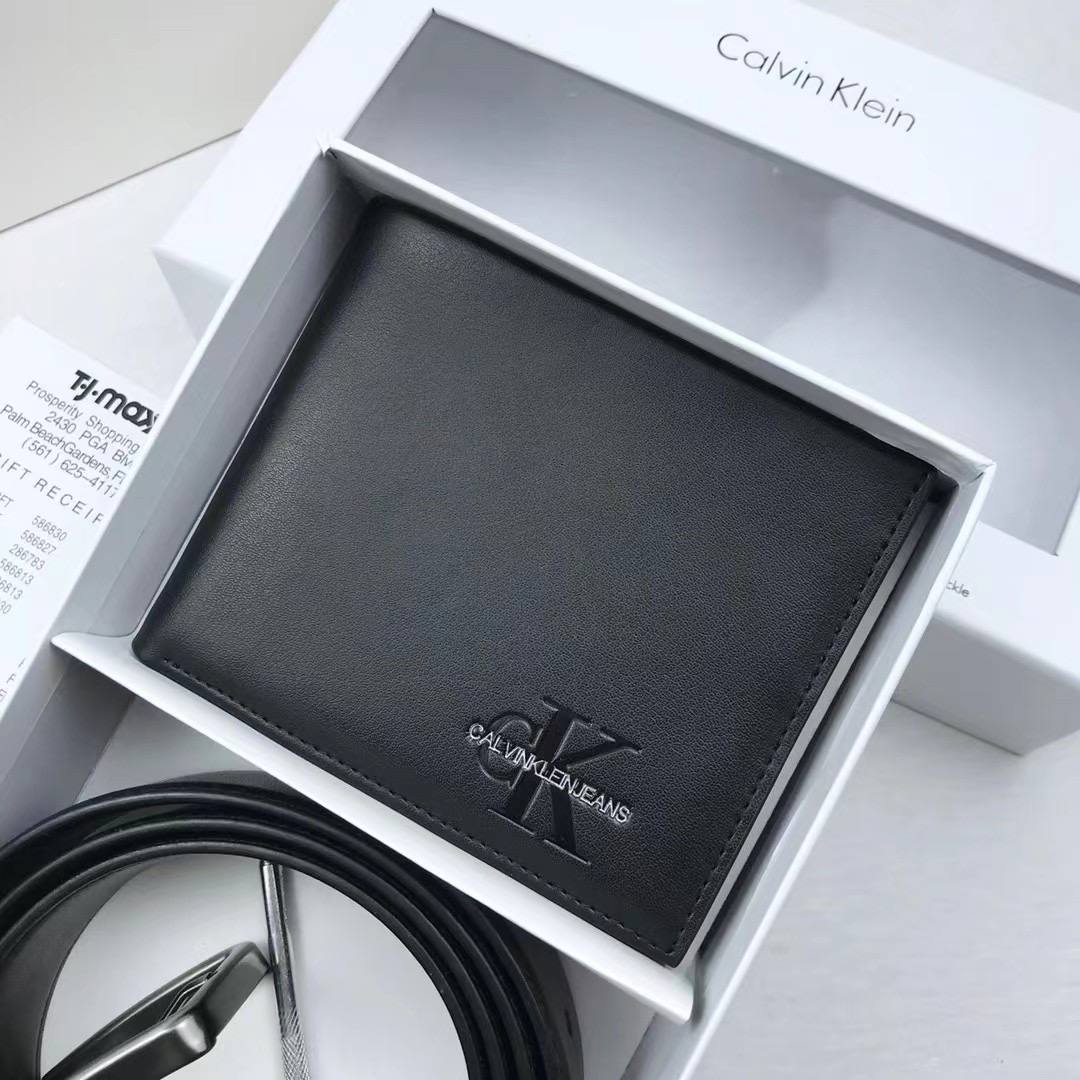 Calvin Klein Wallet & Belt Set for Men