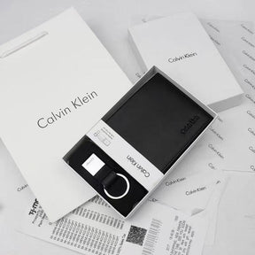 Calvin Klein Wallet & Key Chain Set for Men