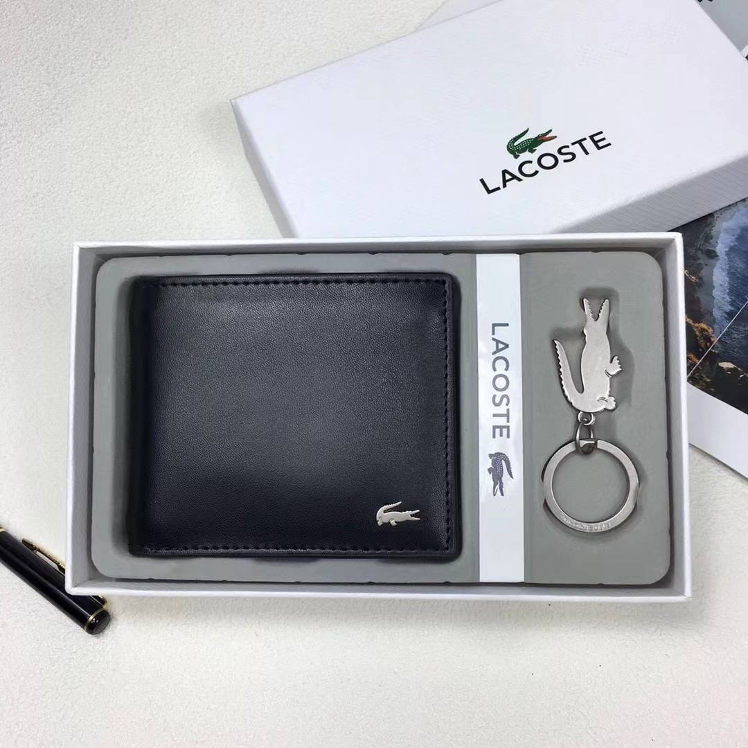 Lacoste Wallet & Key Chain for Men