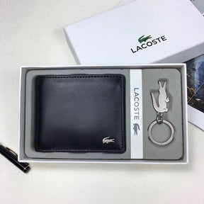 Lacoste Wallet & Key Chain for Men