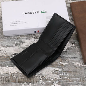 Lacoste Leather Wallet Set For Men
